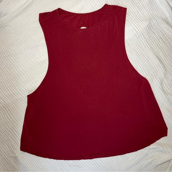 BuffBunny Maroon Workout Tank XXL - Picture 1 of 6